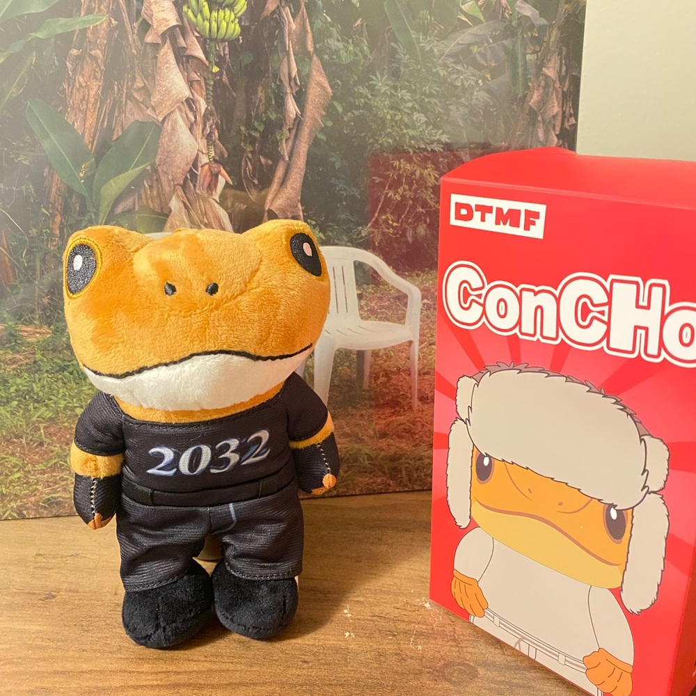DTMF Red Box Concho Plush – Black Luchador Collectible